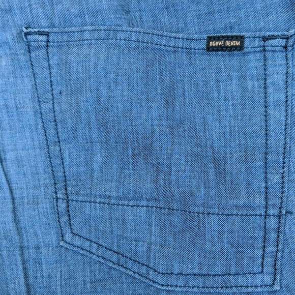 Agave Men's ๐ size 32x30 light hand crafted jeans/denim/Casual pants. - Picture 8 of 13